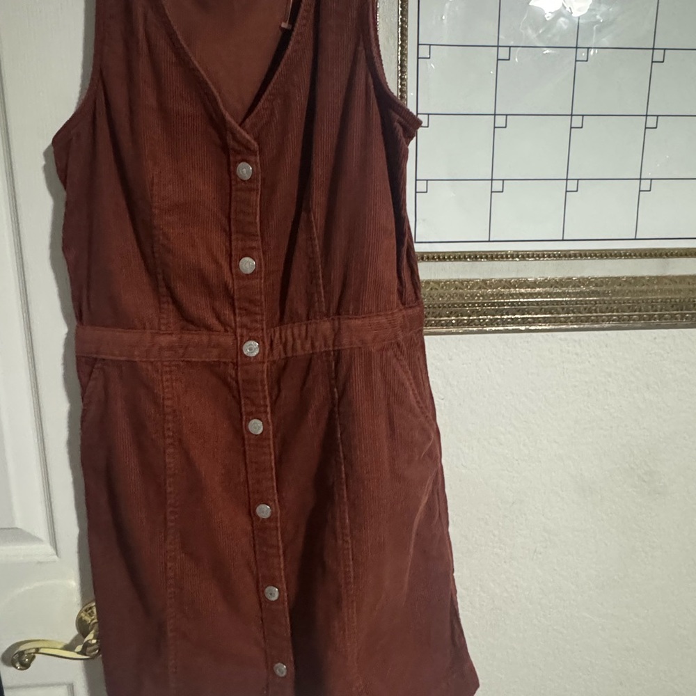 Levi's Sleeveless Corduroy Mini Dress